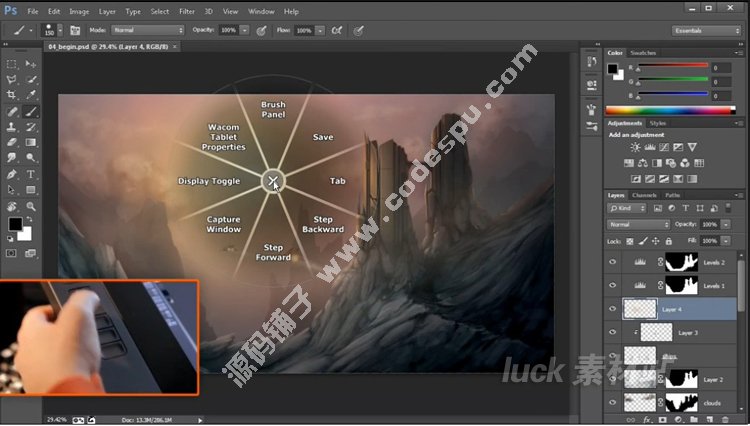 Digital-Tutors Wacom手繪板數字繪畫技術視頻教程